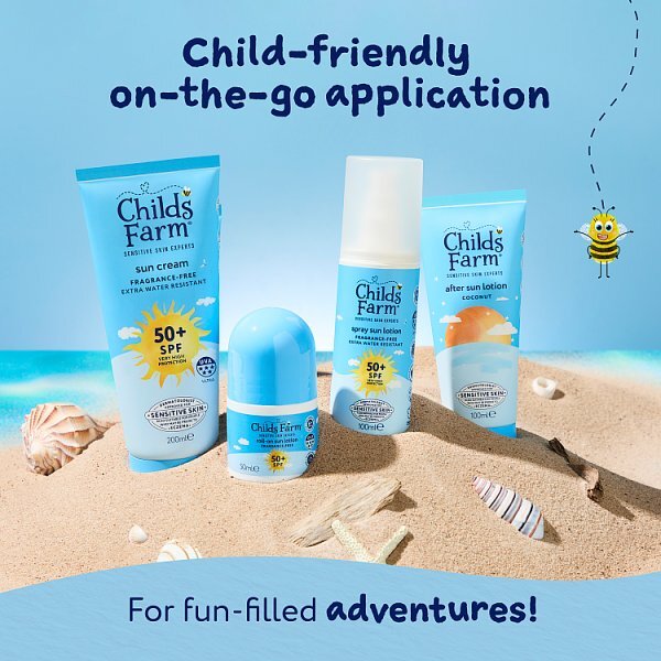 Childs Farm Spf50+ Roll On Fragrance-Free 50Ml