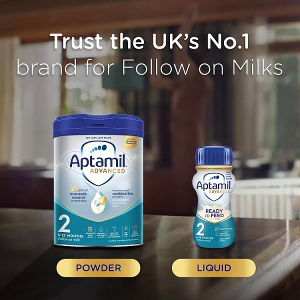 Aptamil 2 Advanced Follow On Baby Milk Formula 6-12 Mth 800G
