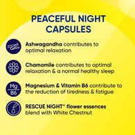 Bach RESCUE Peaceful Night Capsules-30 Vegan Capsules