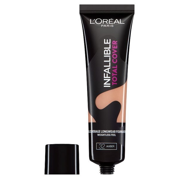 L'Oreal Infallible Total Cover Foundation 32 Amber