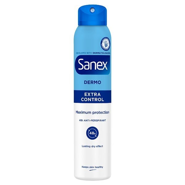 Sanex Dermo Extra Control Antiperspirant Spray 200Ml