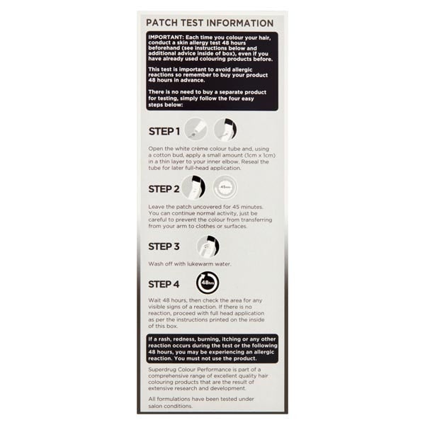 Superdrug Performance Permanent Hair Dye Medium Brown 5.0