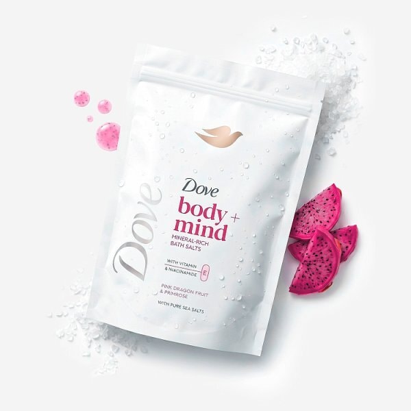 Dove Salt Pouch Dragonfruit & Primrose 400G