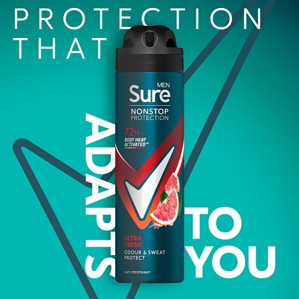 Sure Men Nonstop Protection Ultra Fresh Anti-Perspirant Aerosol 150 ml