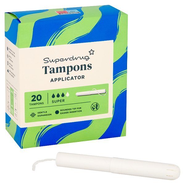 Superdrug Super Applicator Tampons x20