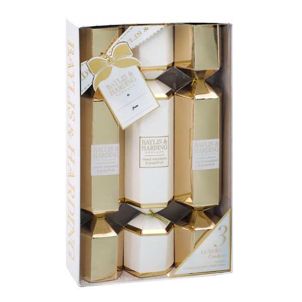 Baylis & Harding Sweet Mandarin & Grapefruit 3 Cracker Set