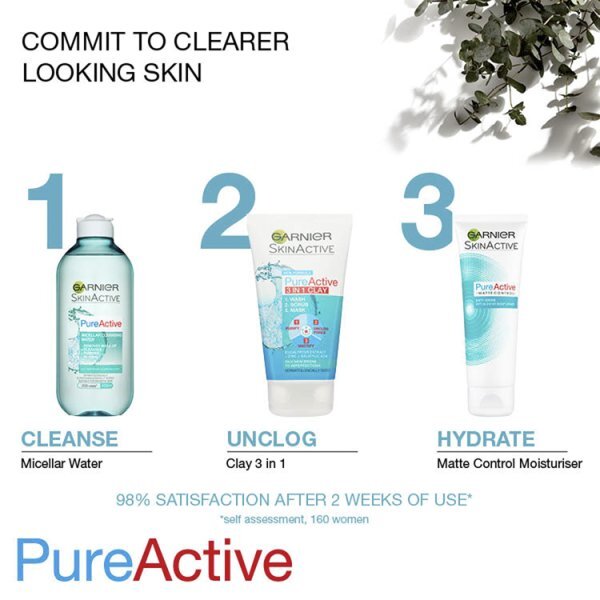 Pure Active Micellar Water Oily Skin 400ml