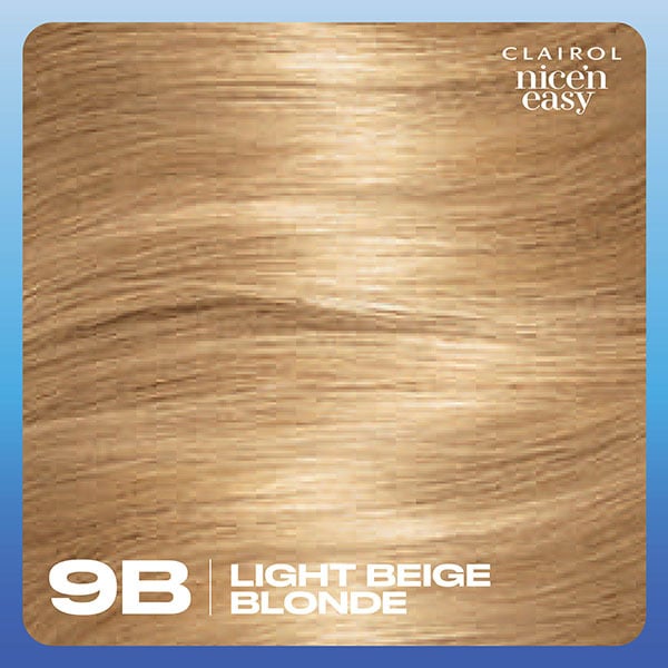 Clairol Nice'n Easy Hair Dye 9B Light Beige Blonde