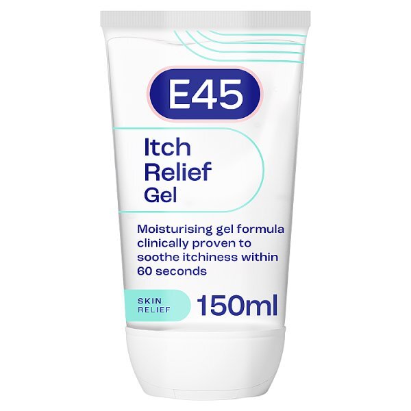 E45 Itch Relief Gel Soothes Irritated & Dry Skin 150ml