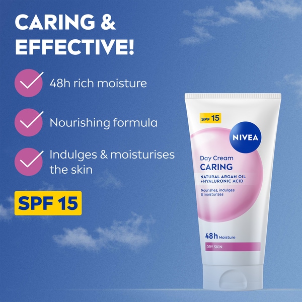 NIVEA Nourishing Day Cream Dry & Sensitive Skin SPF15 50ml
