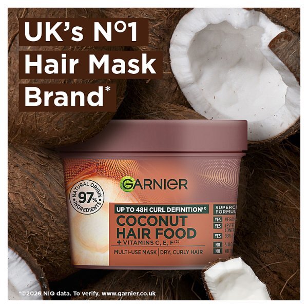 Garnier Ultimate Blends Hair Food Coconut Hair Mask 390ml