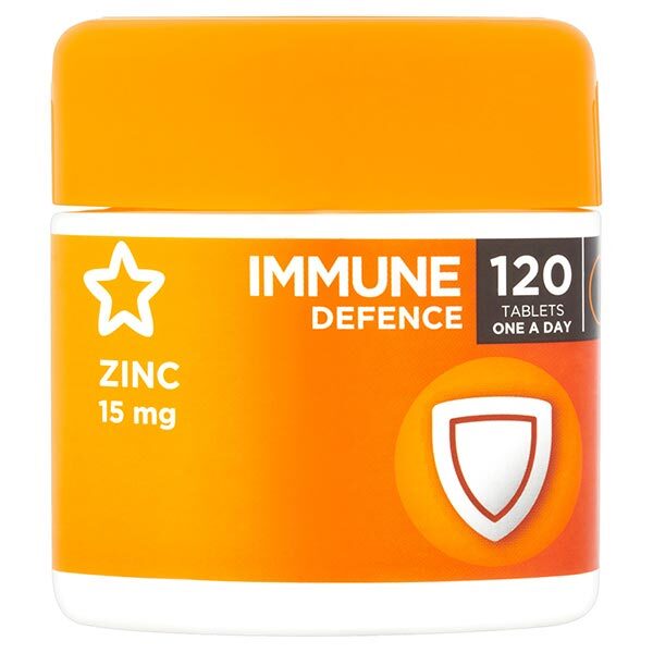 Superdrug Zinc 15mg Tablets x 120