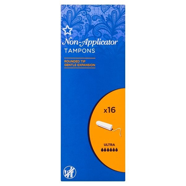 Superdrug Ultra Non Applicator Tampon X16