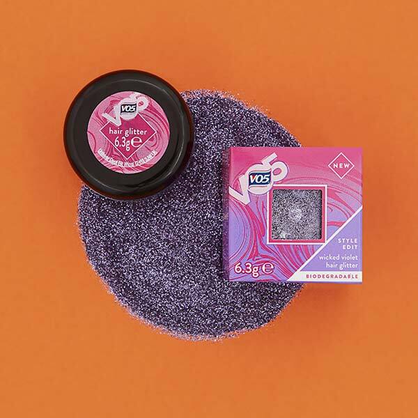 VO5 Style Edit Wicked Violet Hair Glitter