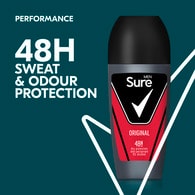 Sure Men Antiperspirant Deodorant Roll On Base Original 50Ml