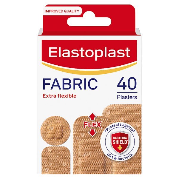 Elastoplast Fabric Extra Flexible & Breathable, 40 Plasters