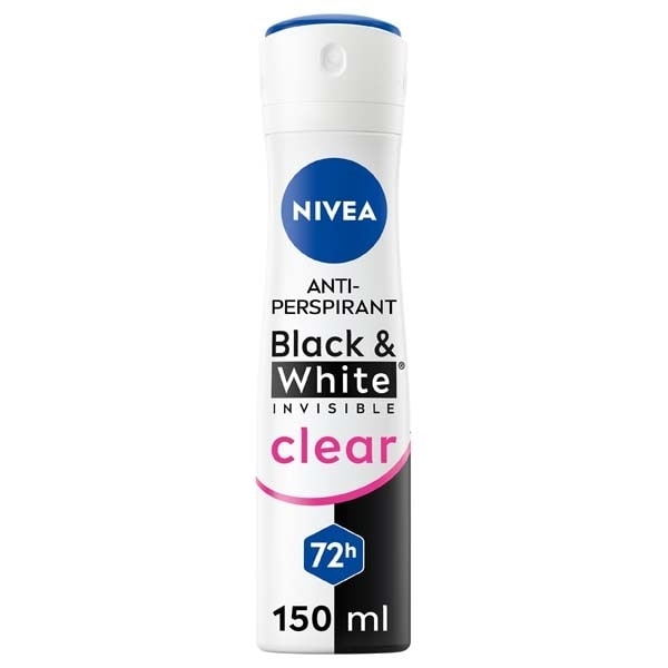 NIVEA Black & White Anti-Perspirant Deodorant Spray 150ml