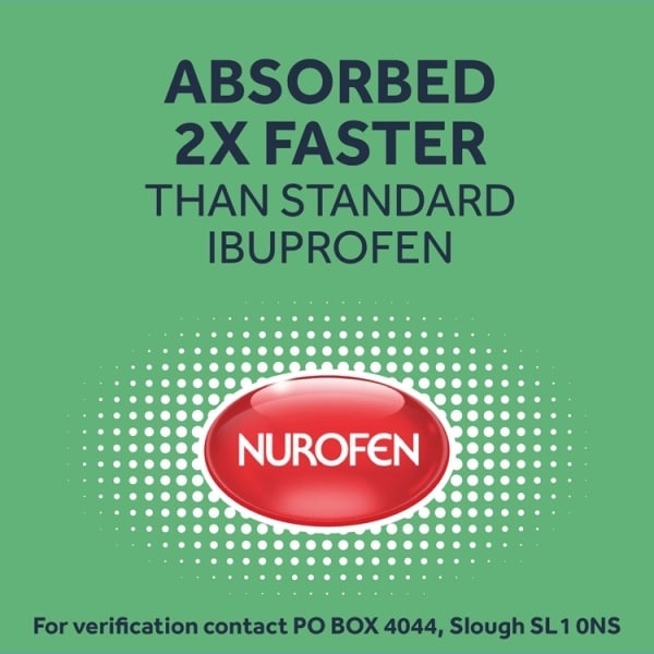 Nurofen Express Pain Relief Ibuprofen 200mg Liquid Caps 10s