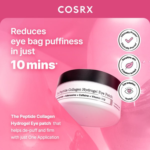 Cosrx The Peptide Collagen Hydrogel Eye Patch 60 Patches