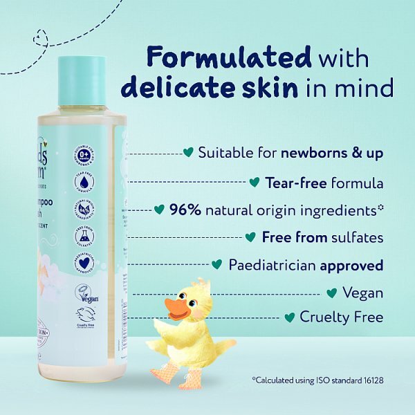 Childs Farm Baby Shampoo & Wash, Baby Soft Scent 250Ml