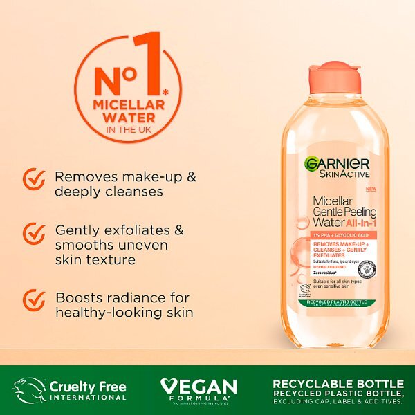 Garnier Micellar Gentle Peeling Water 1% Pha & Glycolic Acid