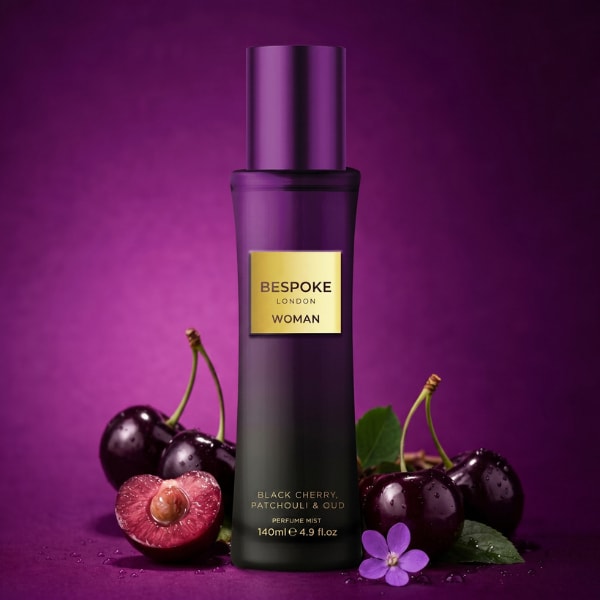 Bespoke Woman Black Cherry Patchouli & Oud perfume mist 140ml