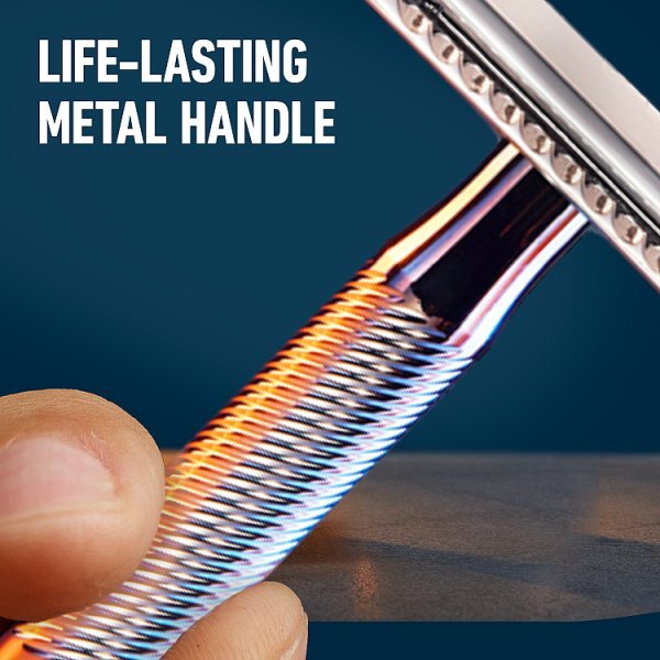King C. Gillette Double Edge Safety Razor Blades, 10 Refills