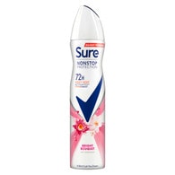 Sure Antiperspirant Deo Aerosol Nonstop Bright Bouquet 250ml