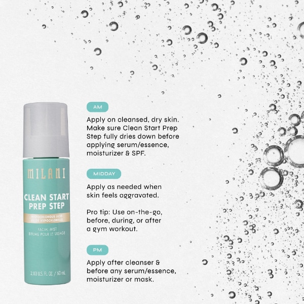 Milani Clean Start Prep Step Facial Mist