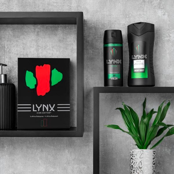 Lynx Africa Shower Gel & Body Spray Duo Gift Set