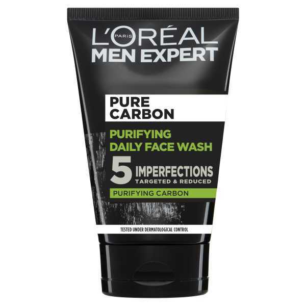 L'Oréal Men Expert Pure Charcoal Face Wash Cleanser 100ml