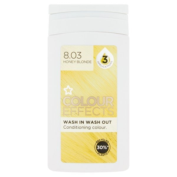 Superdrug Colour Effects Wash In Hair Dye Honey Blonde