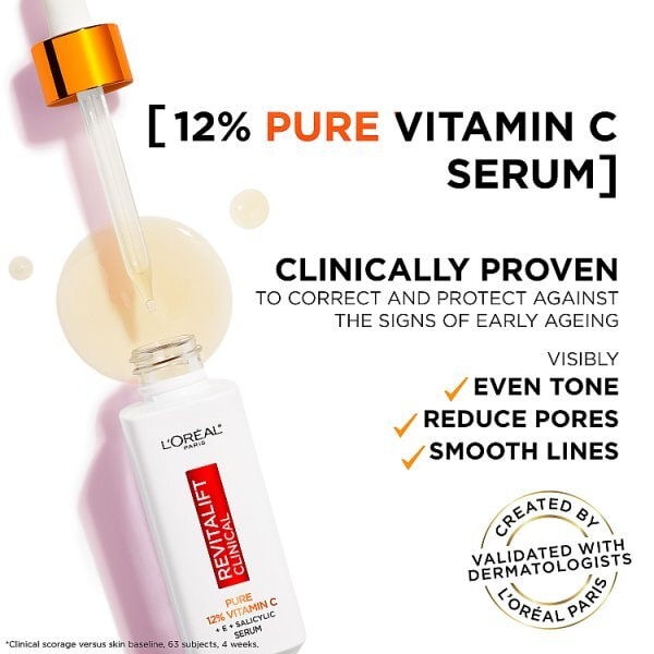 LOréal Paris Revitalift Clinical 12% Pure Vitamin C Serum 30ml