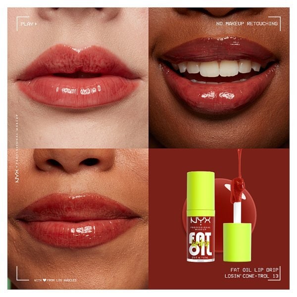 NYX Professional Makeup Fat Oil Lip Drip Gloss Losin' Cone-Trol