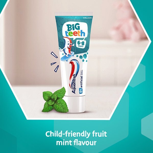 Aquafresh Kids Toothpaste Big Teeth 6-8 Years 75ml
