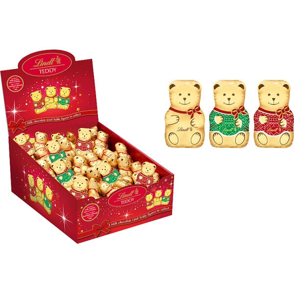 Lindt Lindor Mini Teddy Bear Milk Chocolate Bar 10g