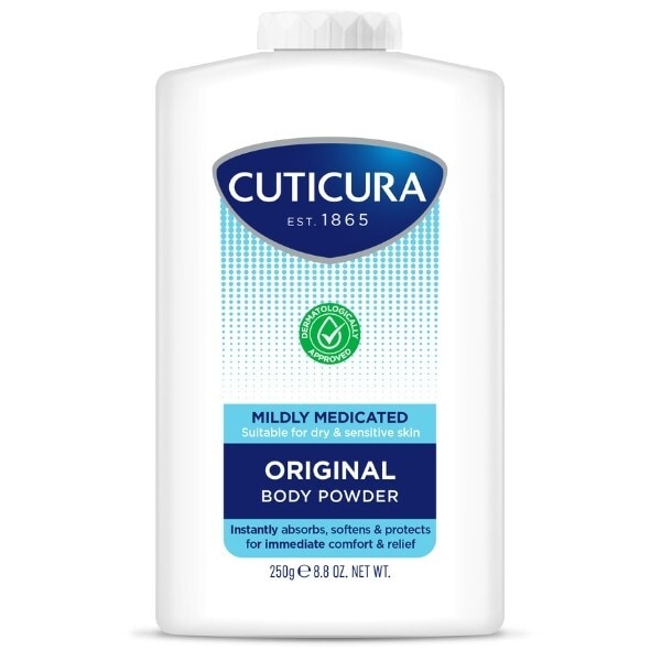 Cuticura Mildly Medicated Body Powder 250G