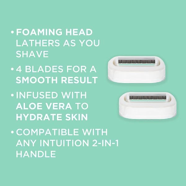 Wilkinson Sword Intuition 2 in1 Sensitive Care Blades 3pk