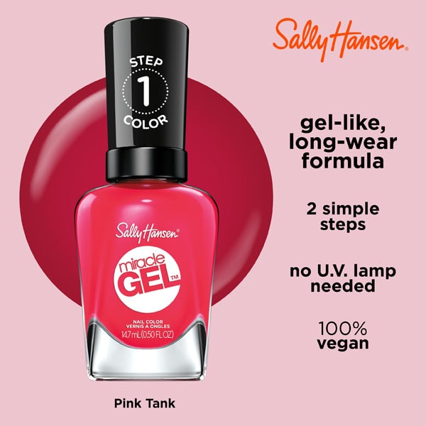 Sally Hansen Miracle Gel Nail Polish - Pink Tank