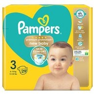 Pampers New Baby Size 3 Nappies Carry Pack x29