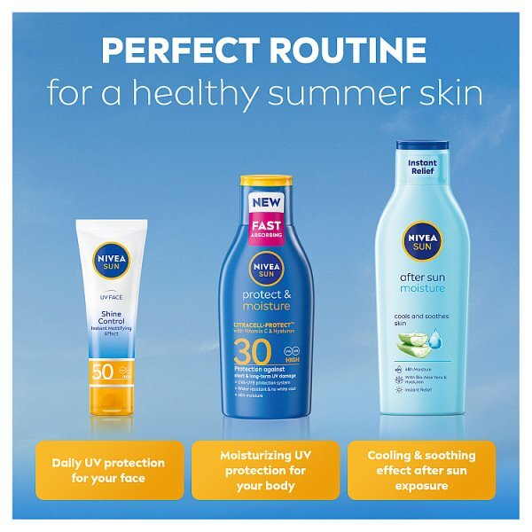 NIVEA SUN Protect & Moisture Sun Cream Lotion SPF 30 100ml