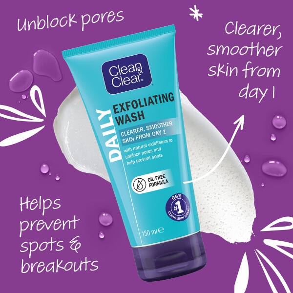 Clean & Clear Exfoliating Daily Wash 150ml