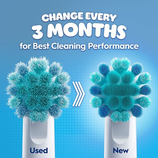 Oral-B Pro Kids Spiderman Toothbrush Heads, 4 Counts