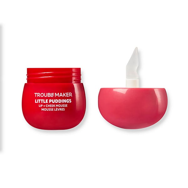 Trouble Maker Little Pudding Blurring Lip + Cheek Mousse Baby Pink