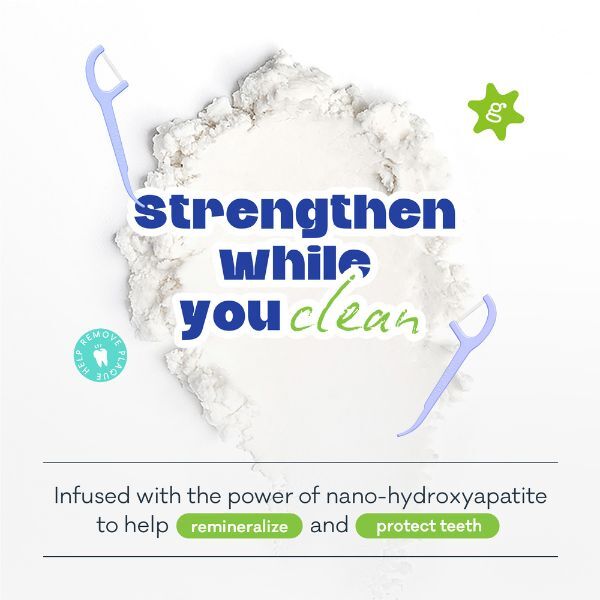 Grin Ultra Smooth Blueberry Floss Picks 80pk Canister