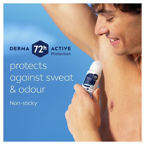 NIVEA MEN Derma Extra Comfort 72h Deodorant Roll On 50ml