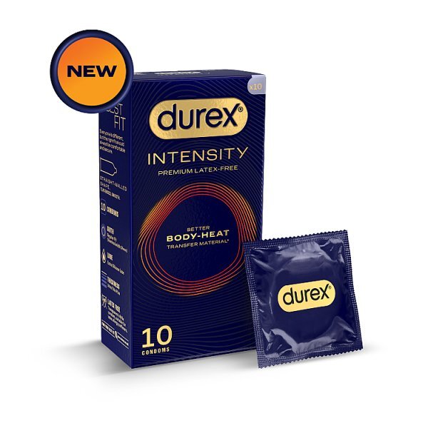 Durex Intensity Condom Regular Fit 10S