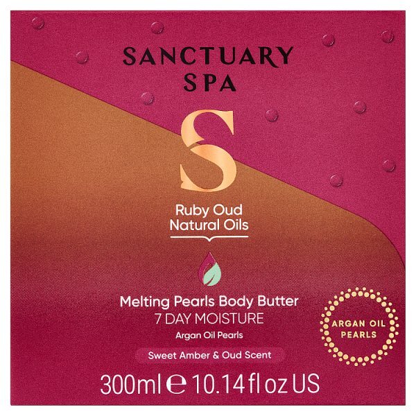 Sanctuary Spa Ruby Oud Melting Pearl Body Butter 300Ml