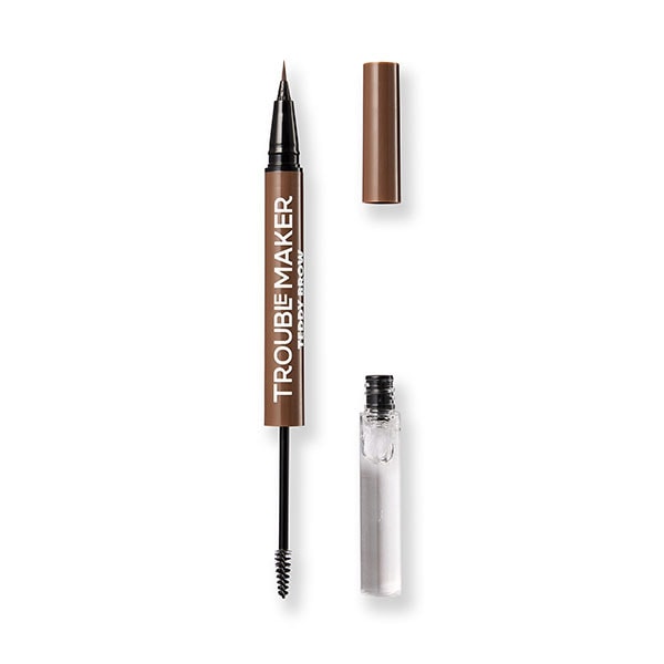 Trouble Maker Teddy Brow 2-in-1 Gel + Brow Pen Medium Brown