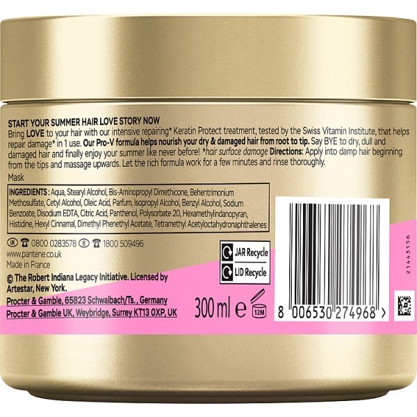 Pantene Pro-V LOVE Robert Indiana Keratin Hair Mask 300ml